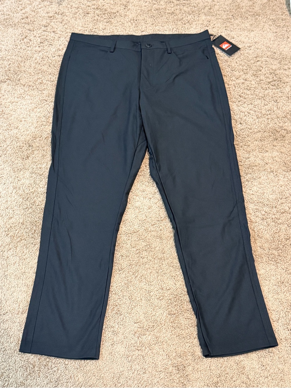 Quicksilver Pants Mens 34/30 Black Slim Fit Tech Golf Performance Chino NWT $78 - Picture 4 of 5